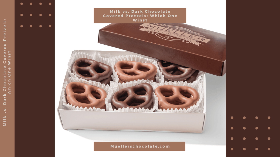 Milk vs. Dark Chocolate Covered Pretzels: Which One Wins? - Mueller Chocolate Co