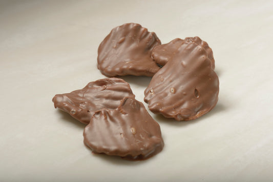 Chocolate-covered potato chips dipped in milk chocolate: Featured on Good Morning America