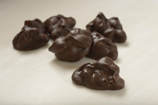 Gourmet Dark Chocolate Almond Clusters - A perfect blend of rich chocolate and crunchy almonds