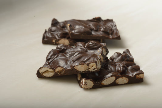 Dark Chocolate Almond Bark - A perfect blend of rich chocolate and crunchy almonds