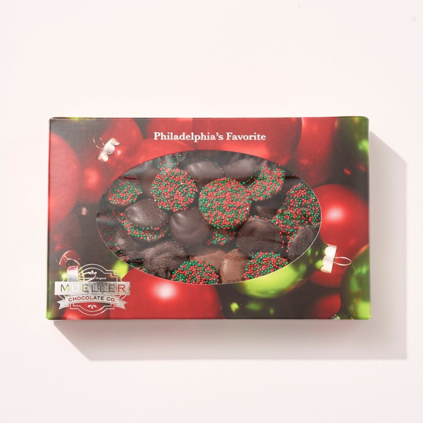 Assorted Chocolate Holiday Nonpareils Gift box - Handmade Gift Box | Mueller Chocolate Co.