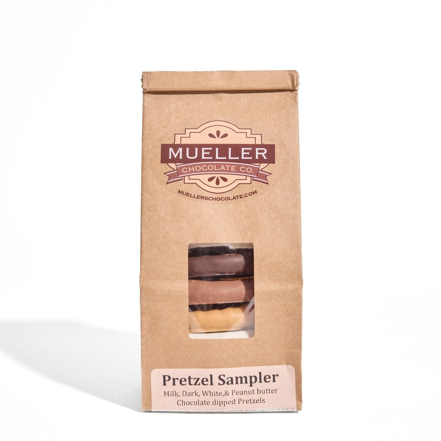 Chocolate Covered Pretzel Sampler - Handmade Chocolate | Mueller Chocolate Co.