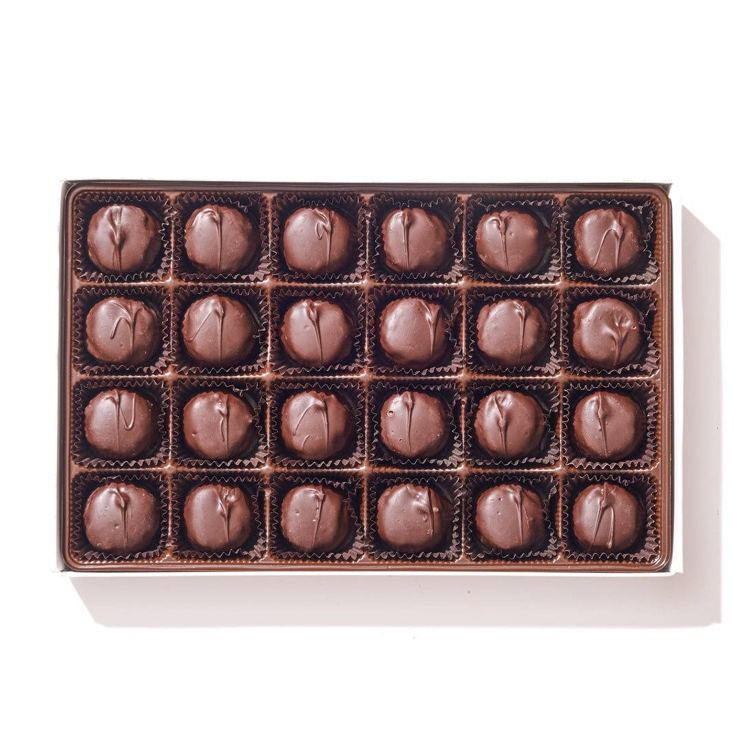 Dark Chocolate Buttercreams Gift Box – 24 Piece - Handmade Chocolate | Mueller Chocolate Co.