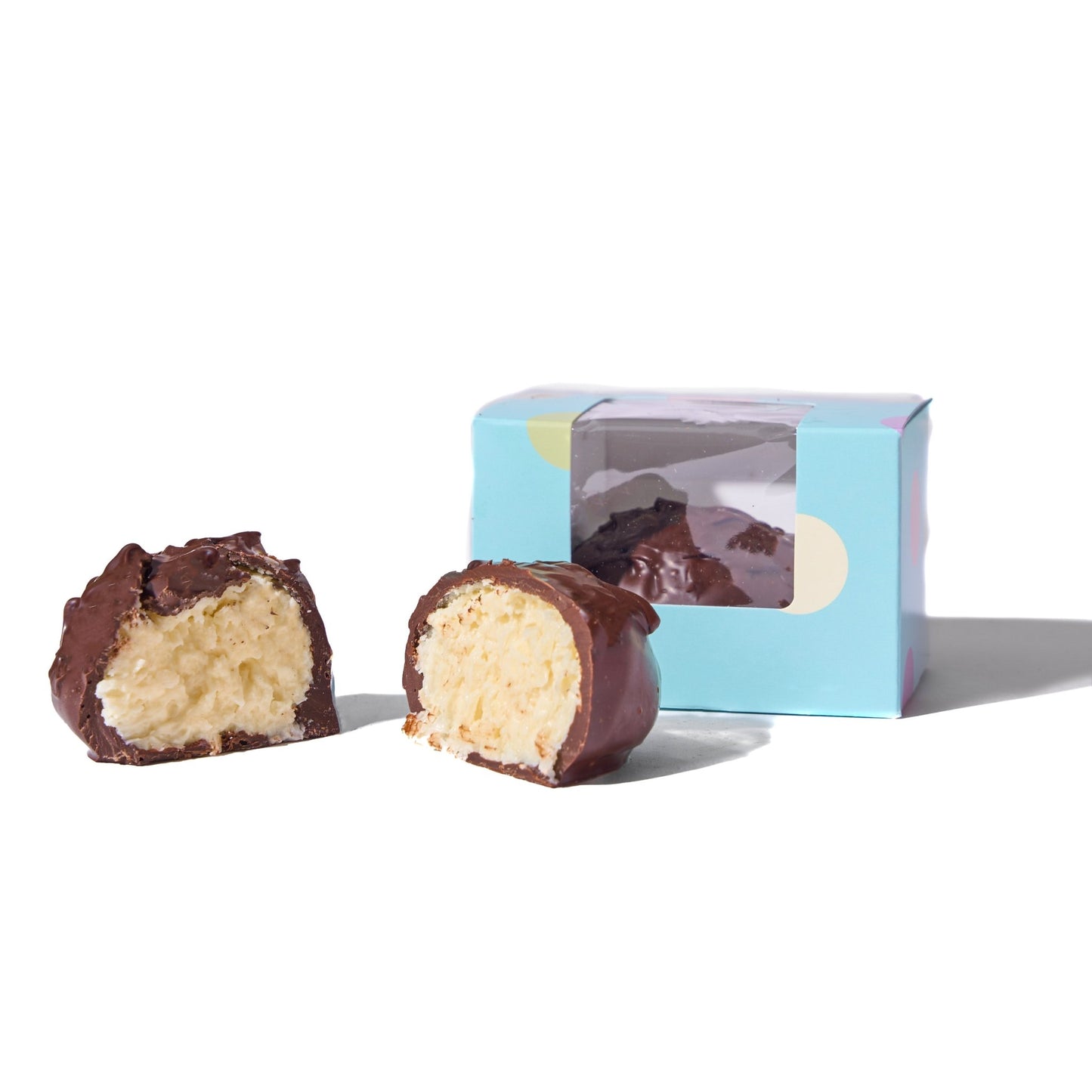 Dark Chocolate Coconut Cream Easter Eggs 4 oz - Handmade Chocolate | Mueller Chocolate Co.