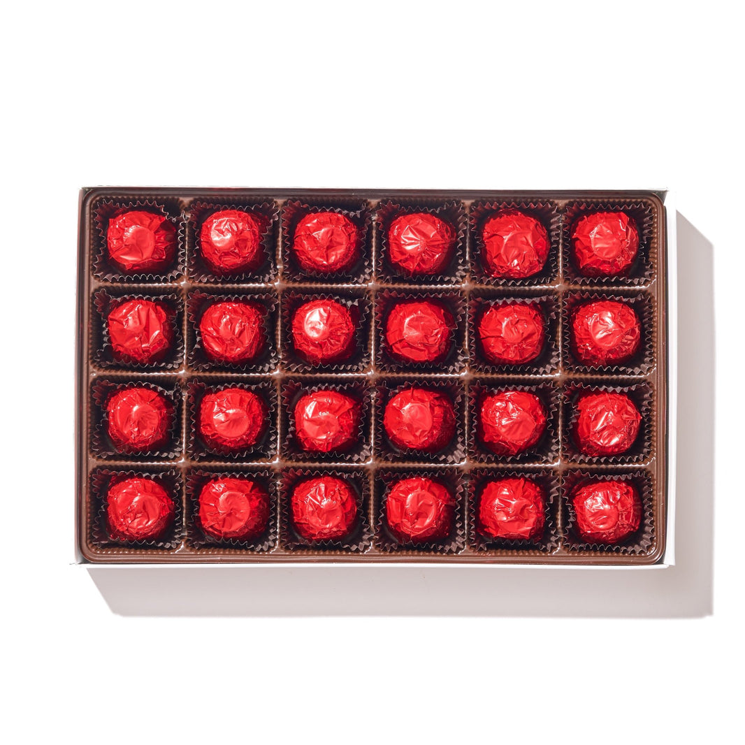 Dark Chocolate Cordial Cherries Gift Box – 24 Piece - Handmade Gift Box | Mueller Chocolate Co.