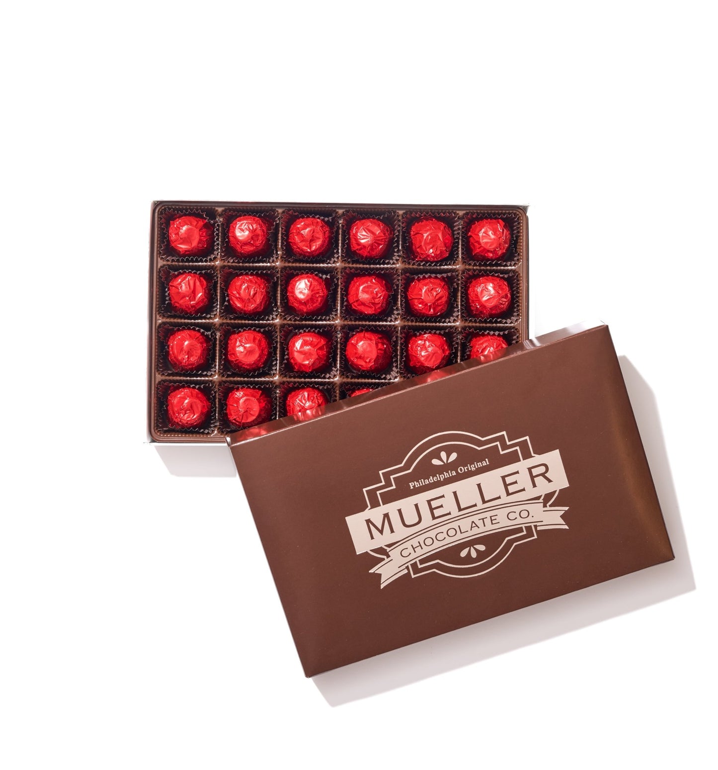 Dark Chocolate Cordial Cherries Gift Box – 24 Piece - Handmade Gift Box | Mueller Chocolate Co.