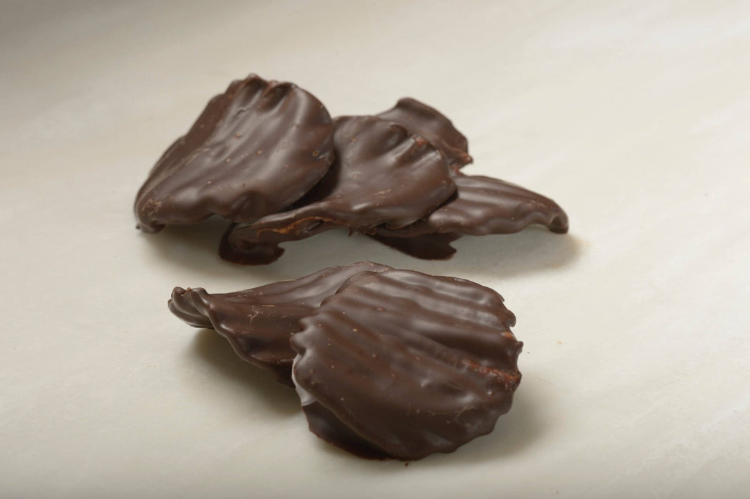Dark Chocolate Covered Potato Chips - Handmade Chocolate | Mueller Chocolate Co.
