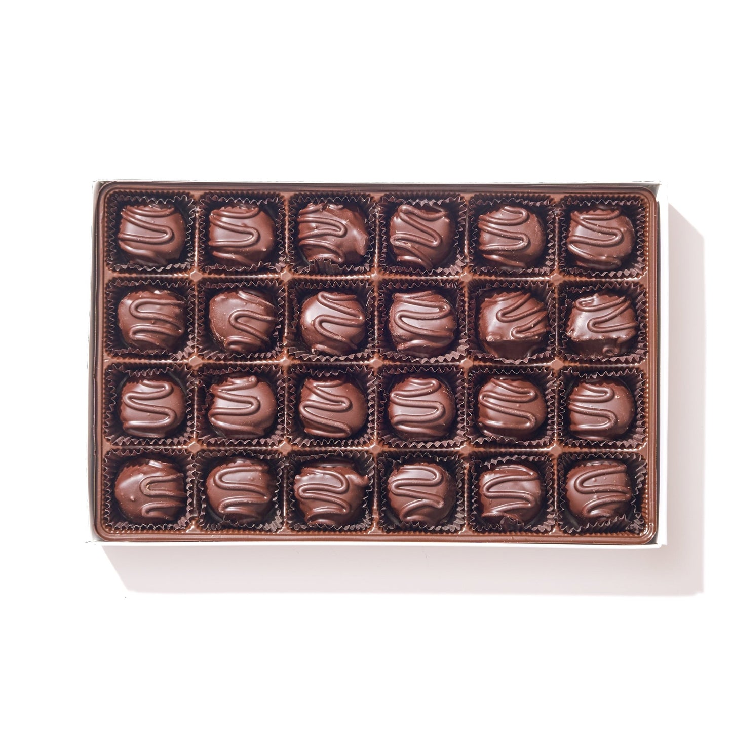 Dark Chocolate Maple Creams Gift Box – 24 Piece - Handmade | Mueller Chocolate Co.