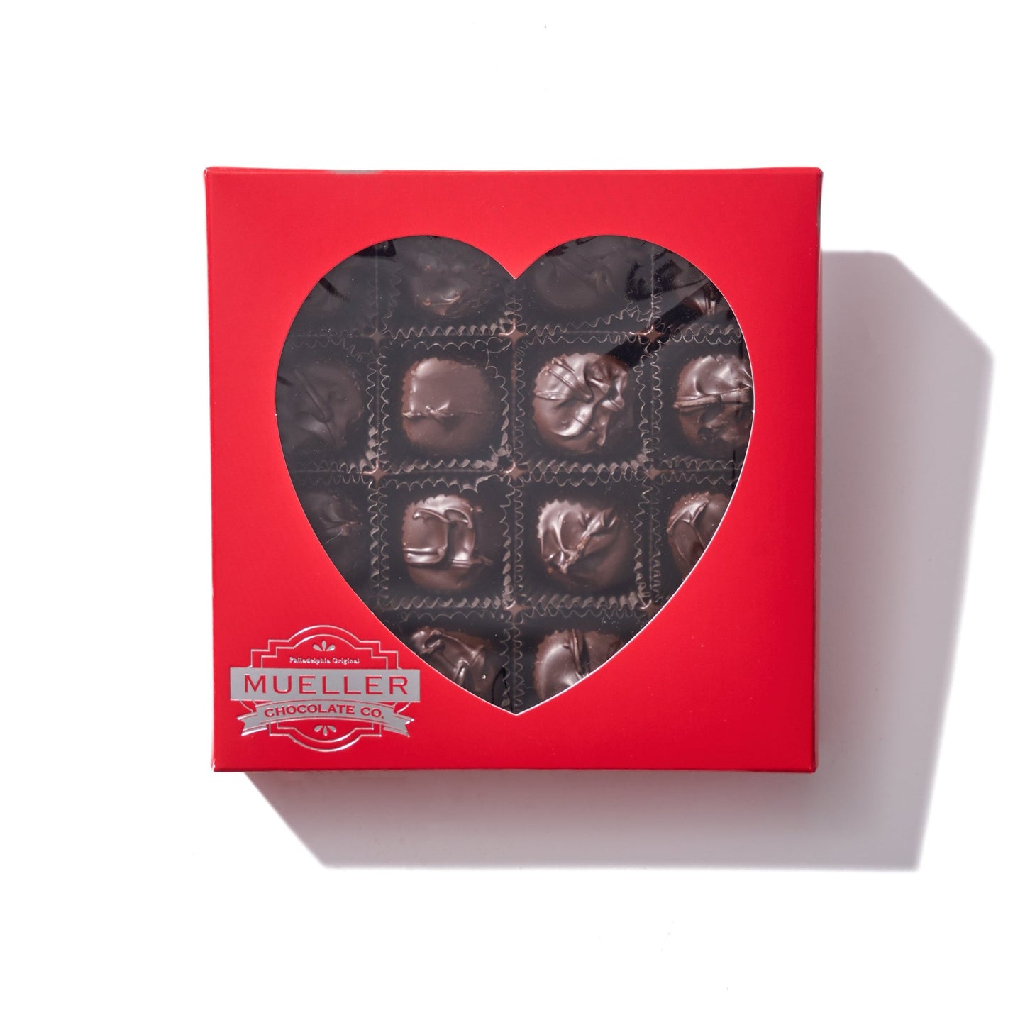 Dark Chocolate Vanilla Buttercream Valentine Gift Box - Handmade Gift Box | Mueller Chocolate Co.