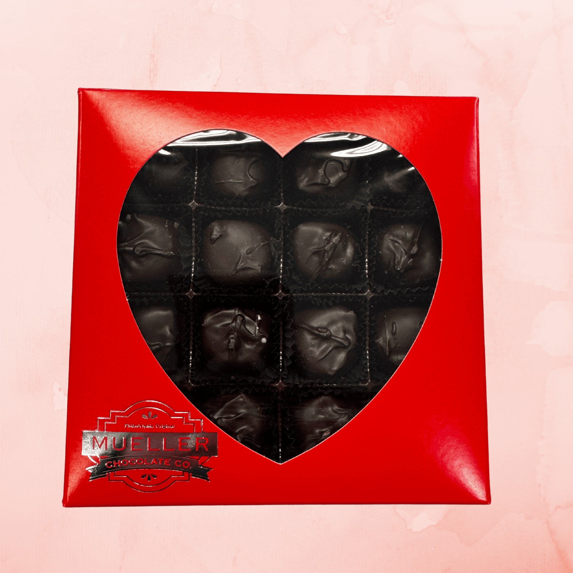 Dark Chocolate Vanilla Buttercream Valentine Gift Box - Handmade | Mueller Chocolate Co.