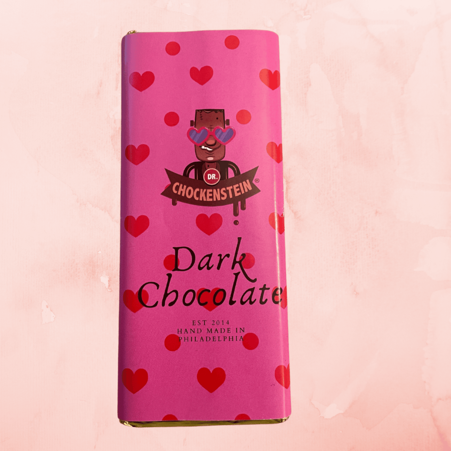 Dr. Chockenstein® Valentine Dark Chocolate Bar - Handmade Gift Box | Mueller Chocolate Co.
