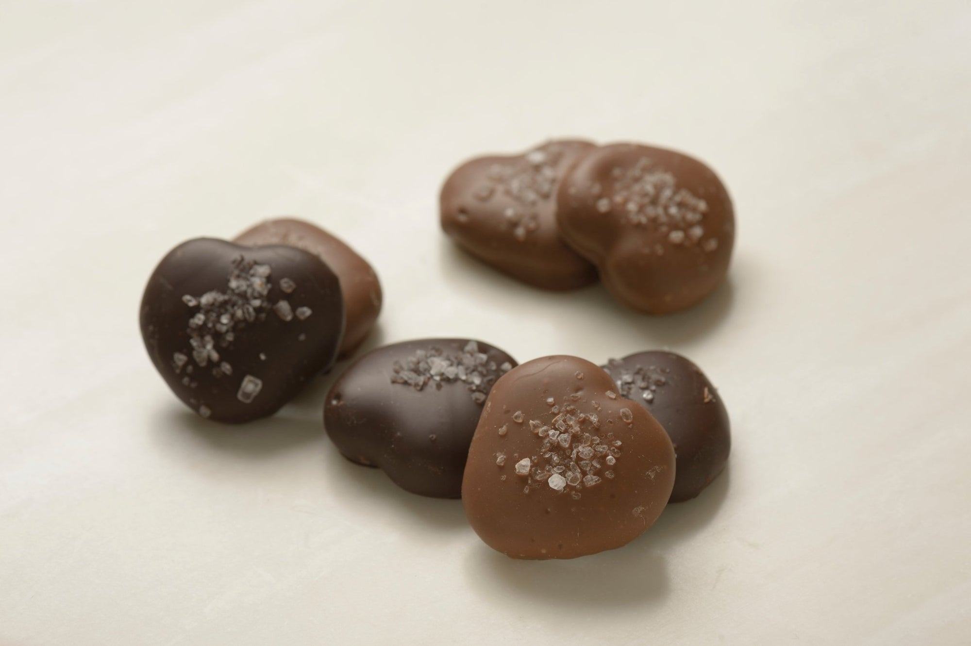 Sea Salt Caramel Milk & Dark Chocolate Mini Pretzels - Handmade Chocolate | Mueller Chocolate Co.