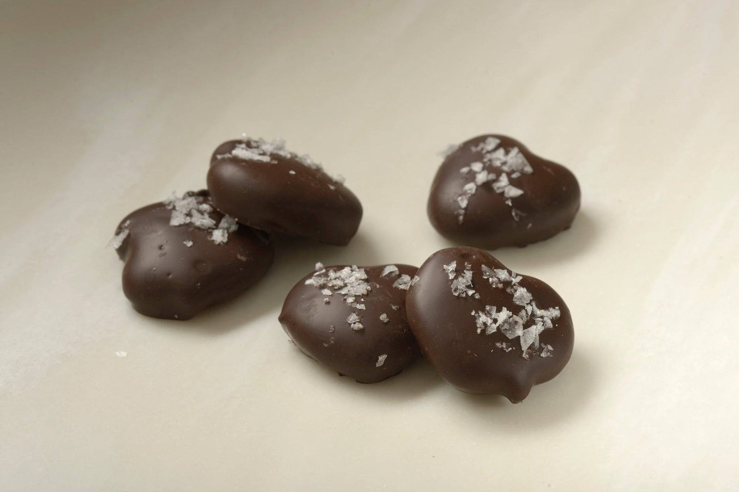 Sea Salt Caramel Milk & Dark Chocolate Mini Pretzels - Handmade Chocolate | Mueller Chocolate Co.