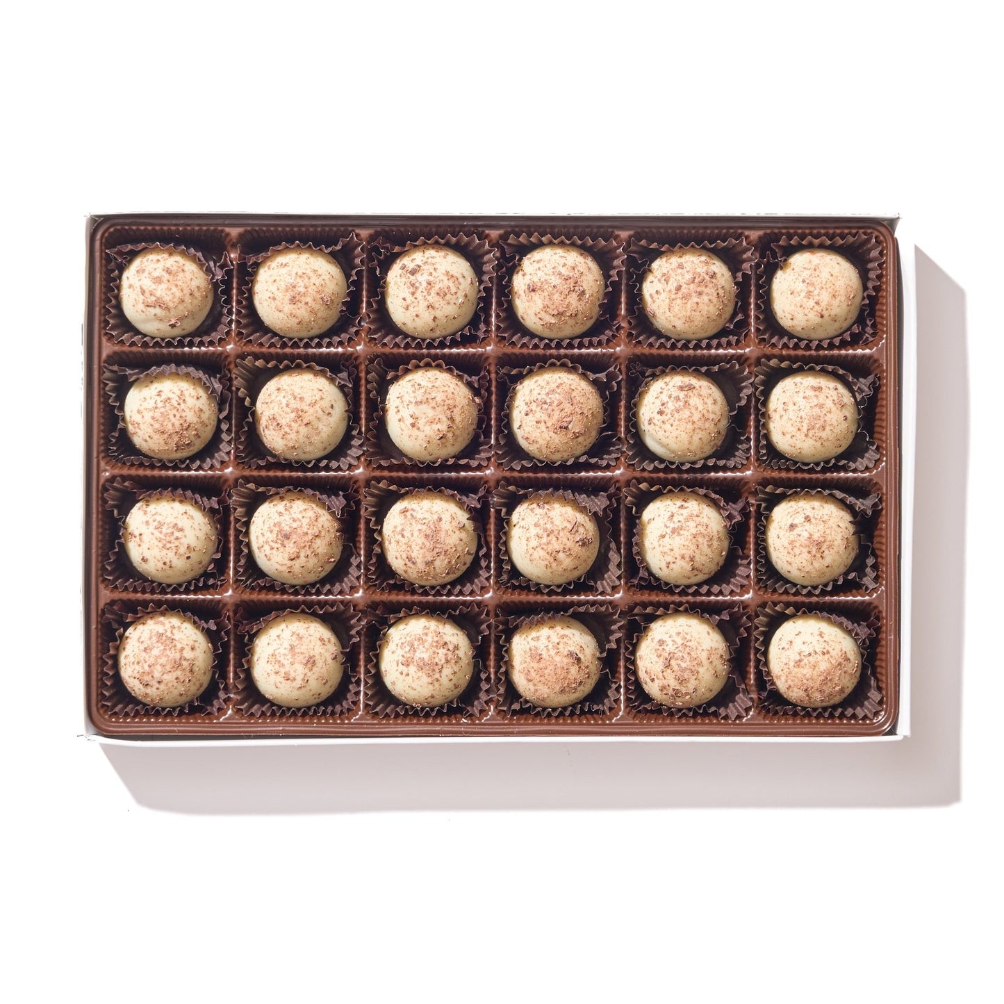 White Chocolate Truffle Gift Box – 24 Piece - Handmade Chocolate | Mueller Chocolate Co.