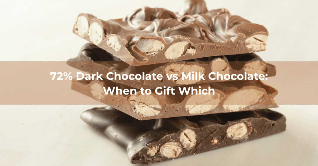 72% Dark Chocolate vs Milk Chocolate: When to Gift Which - Mueller Chocolate Co