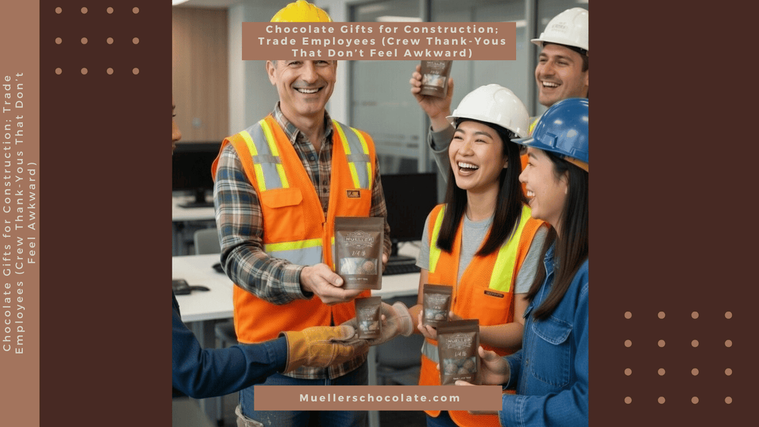 Chocolate Gifts for Construction Crews and Trade Employees - Mueller Chocolate Co