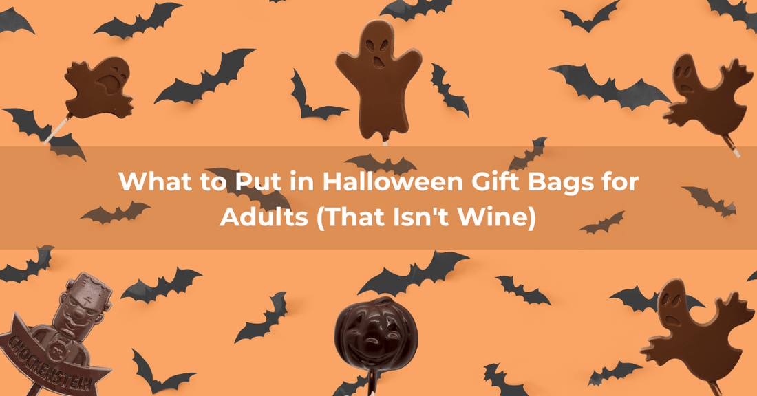 What to Put in Halloween Gift Bags for Adults (That Isn't Wine) - Mueller Chocolate Co