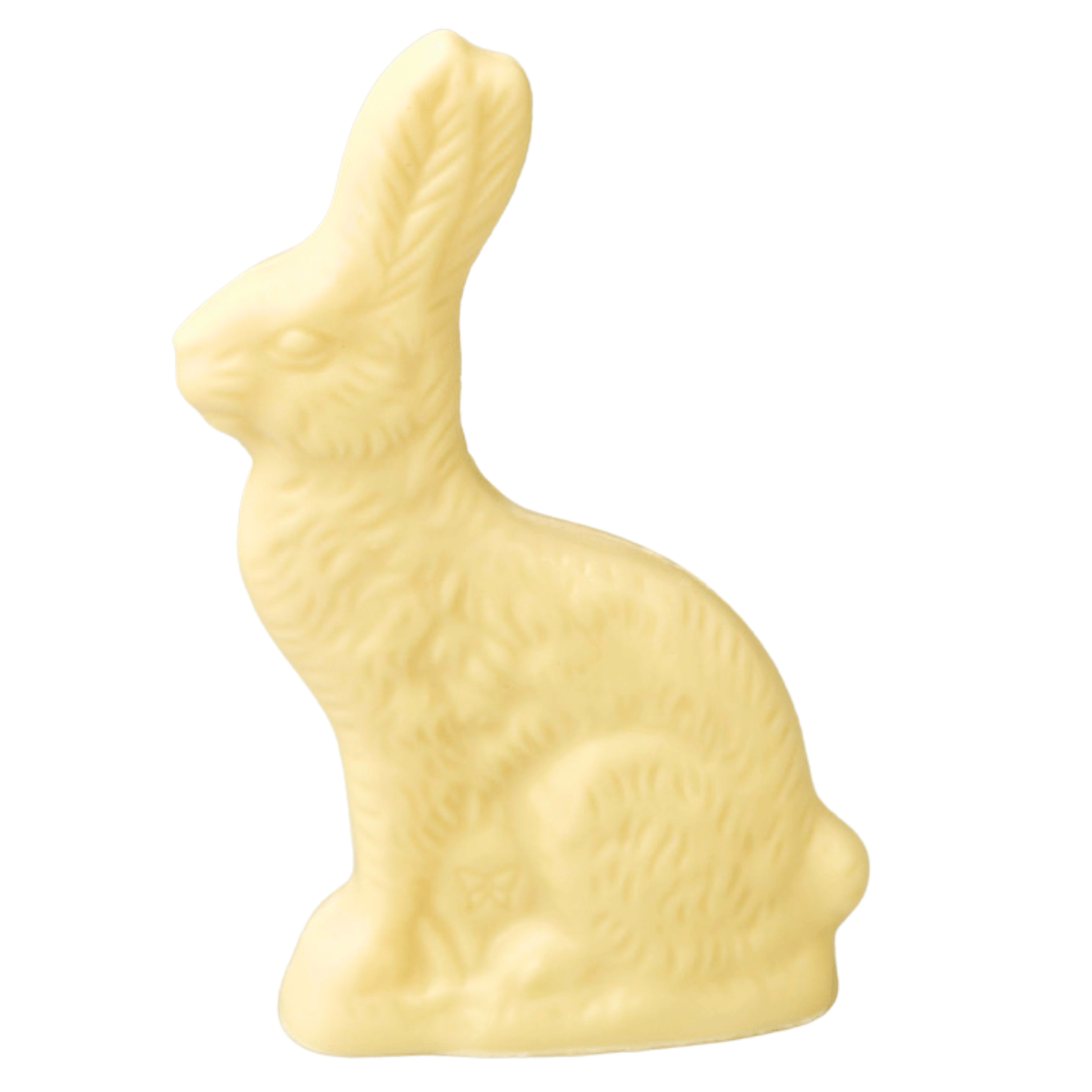 2.5 oz Solid White Chocolate Bunny - Handmade Chocolate | Mueller Chocolate Co.