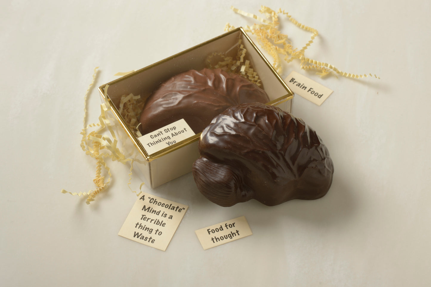 Dark chocolate brains| Mueller Chocolate Co.