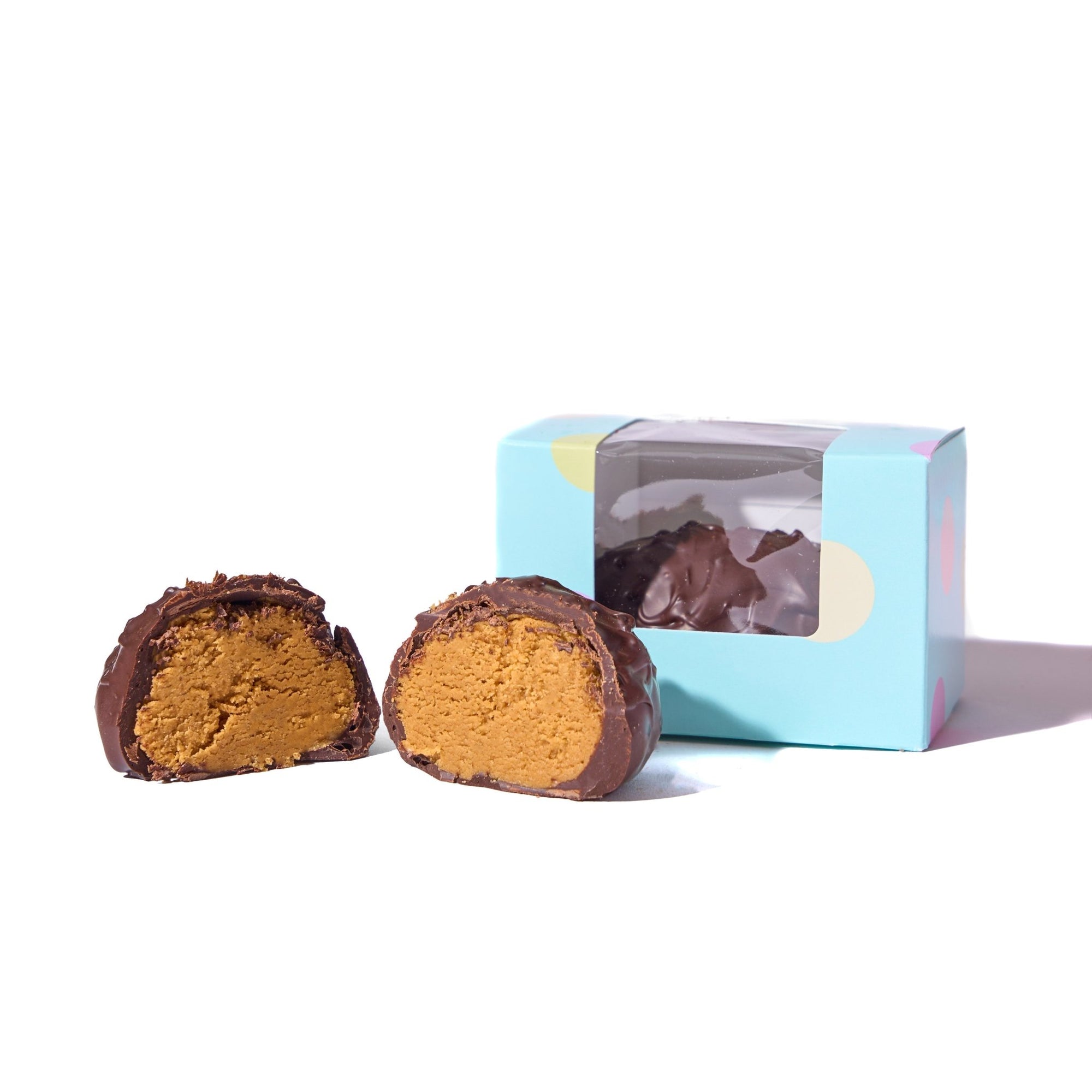 4 oz Dark Chocolate Peanut Butter Easter Egg - Handmade | Mueller Chocolate Co.