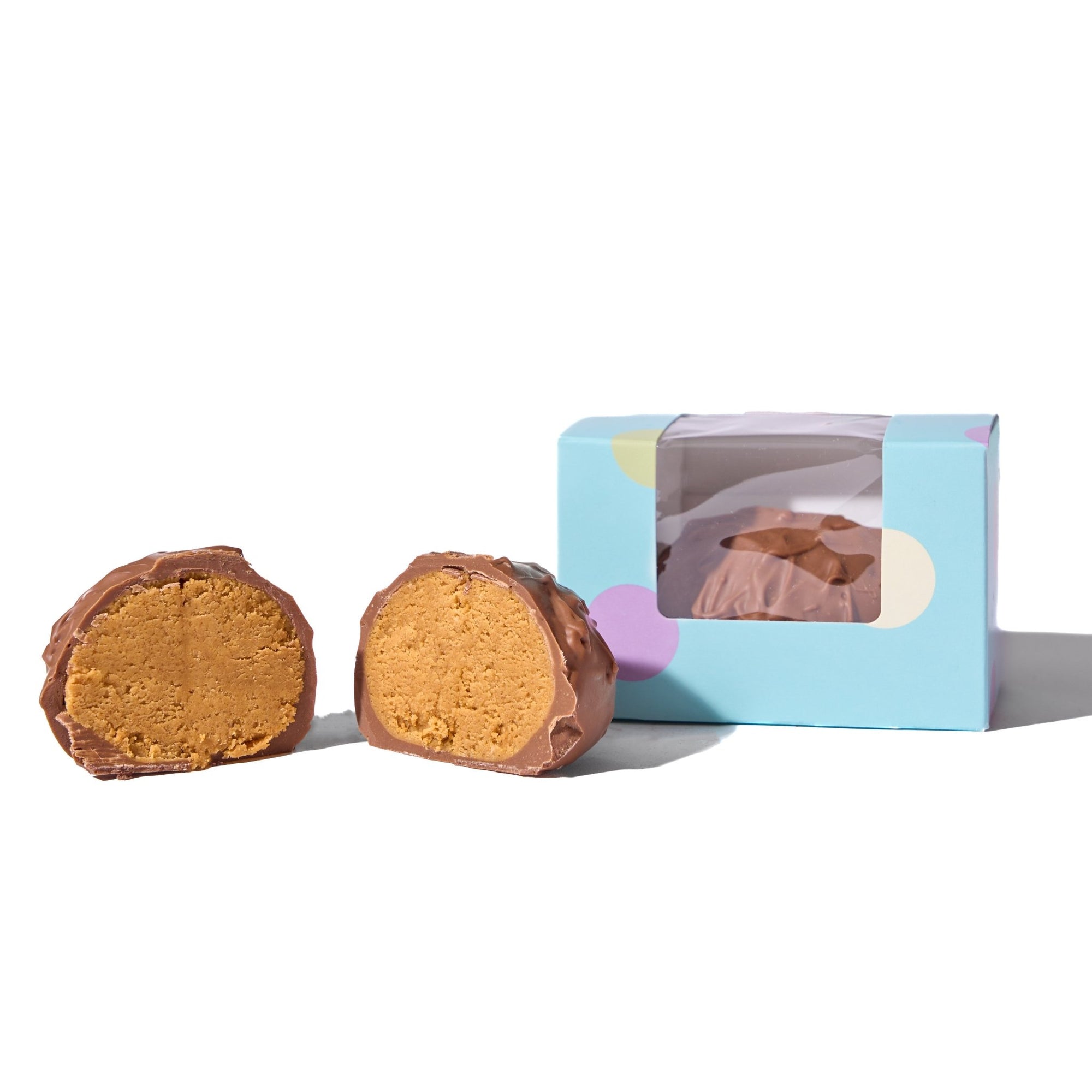 4 oz Milk Peanut Butter egg - Handmade | Mueller Chocolate Co.