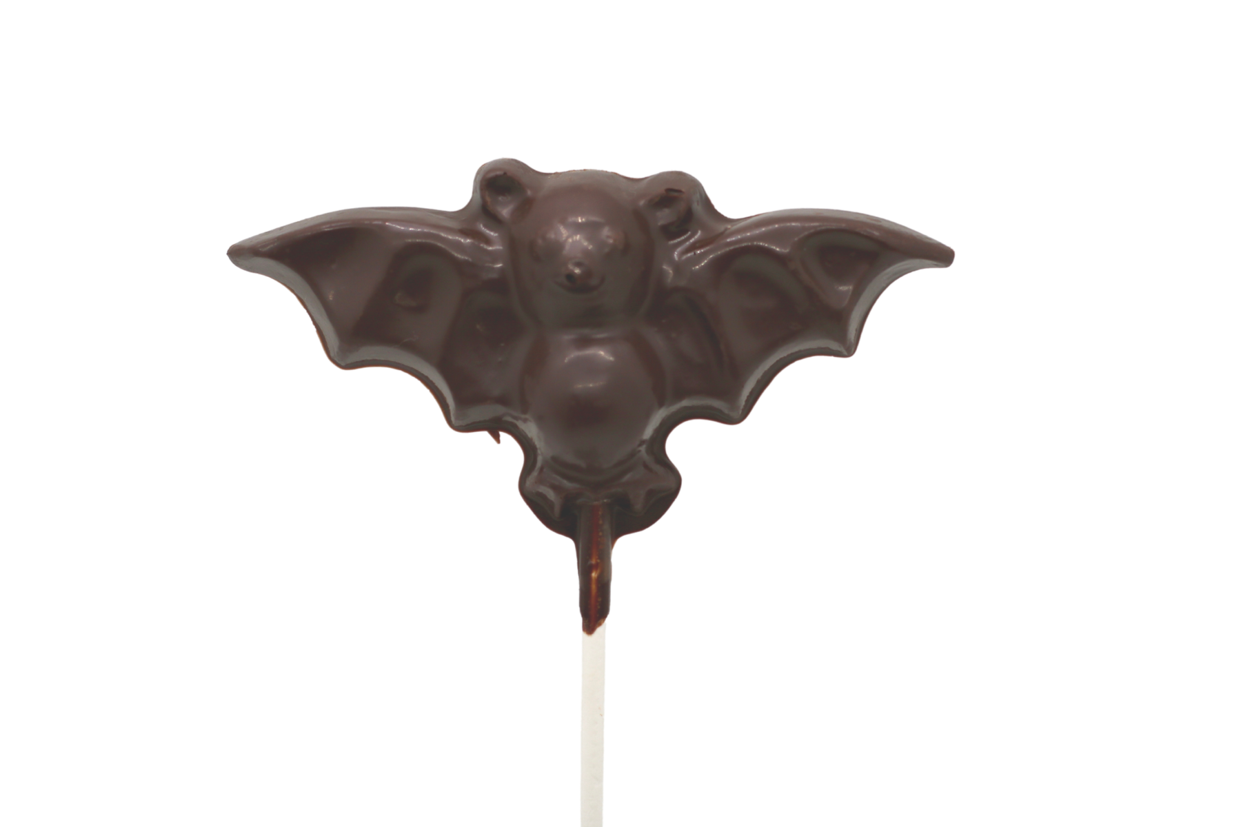 Add a touch of spook to your celebration with our Dark Chocolate Bat Shaped Pop – a perfect Halloween party favor for a hauntingly sweet gathering!