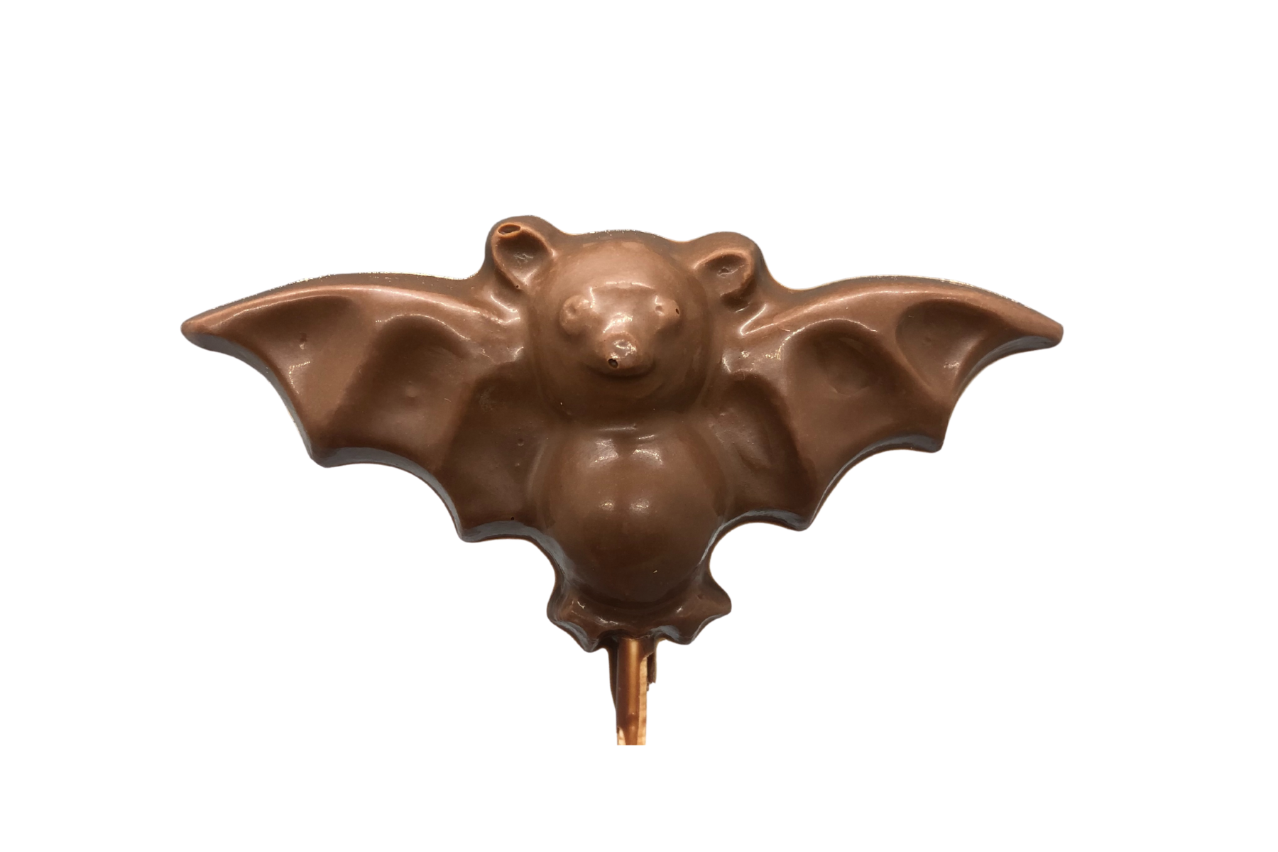 Halloween Milk Chocolate Bat Lollipop – A delightful party favor with spooky charm, perfect for your festive celebrations!