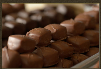 Mixed Milk and Dark Chocolate Covered Caramels 24pc
