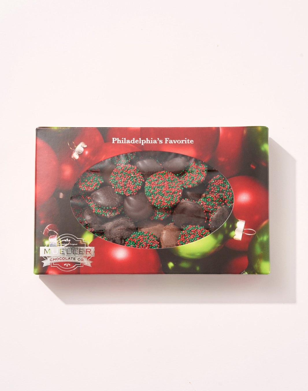 Assorted Chocolate Holiday Nonpareils Gift box - Handmade Gift Box | Mueller Chocolate Co.