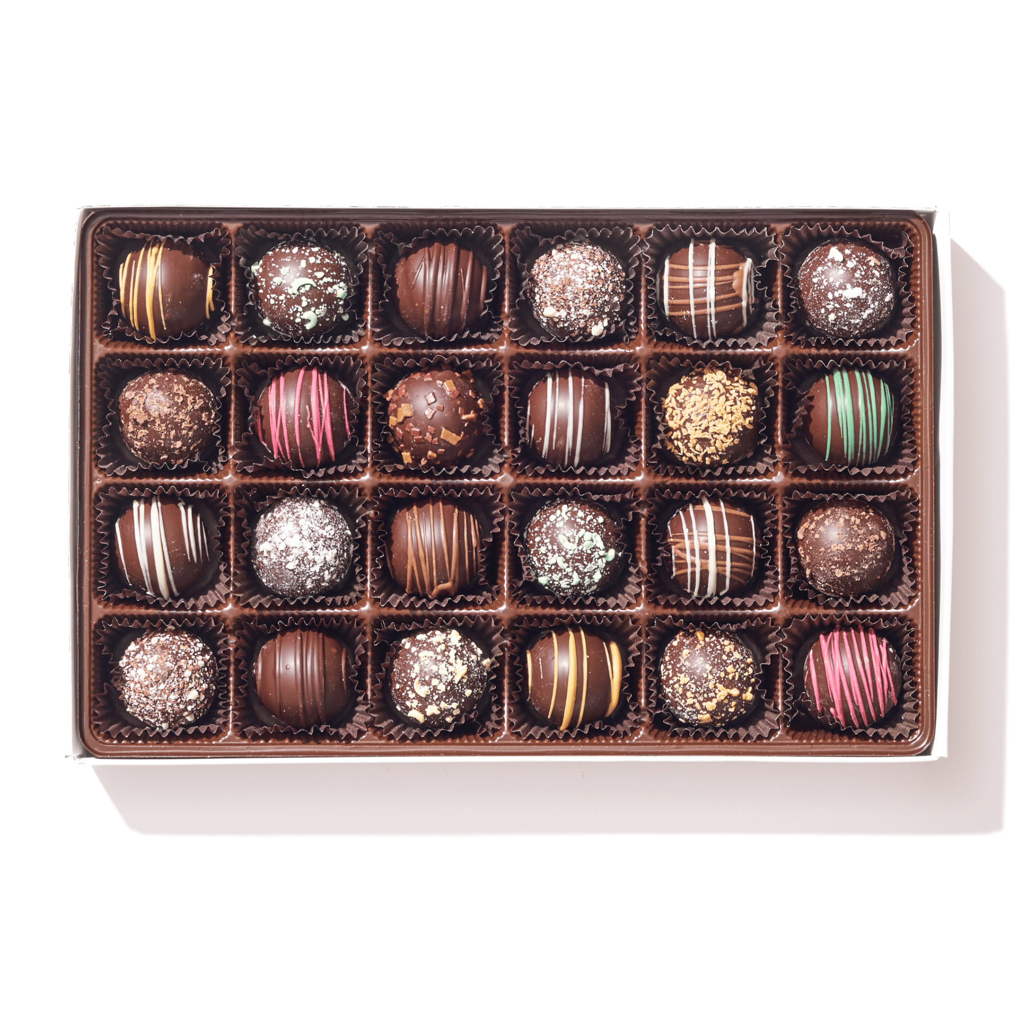 Chocolate Raffle Box Assorted Chocolate Truffle Gift Box β 24 Piece