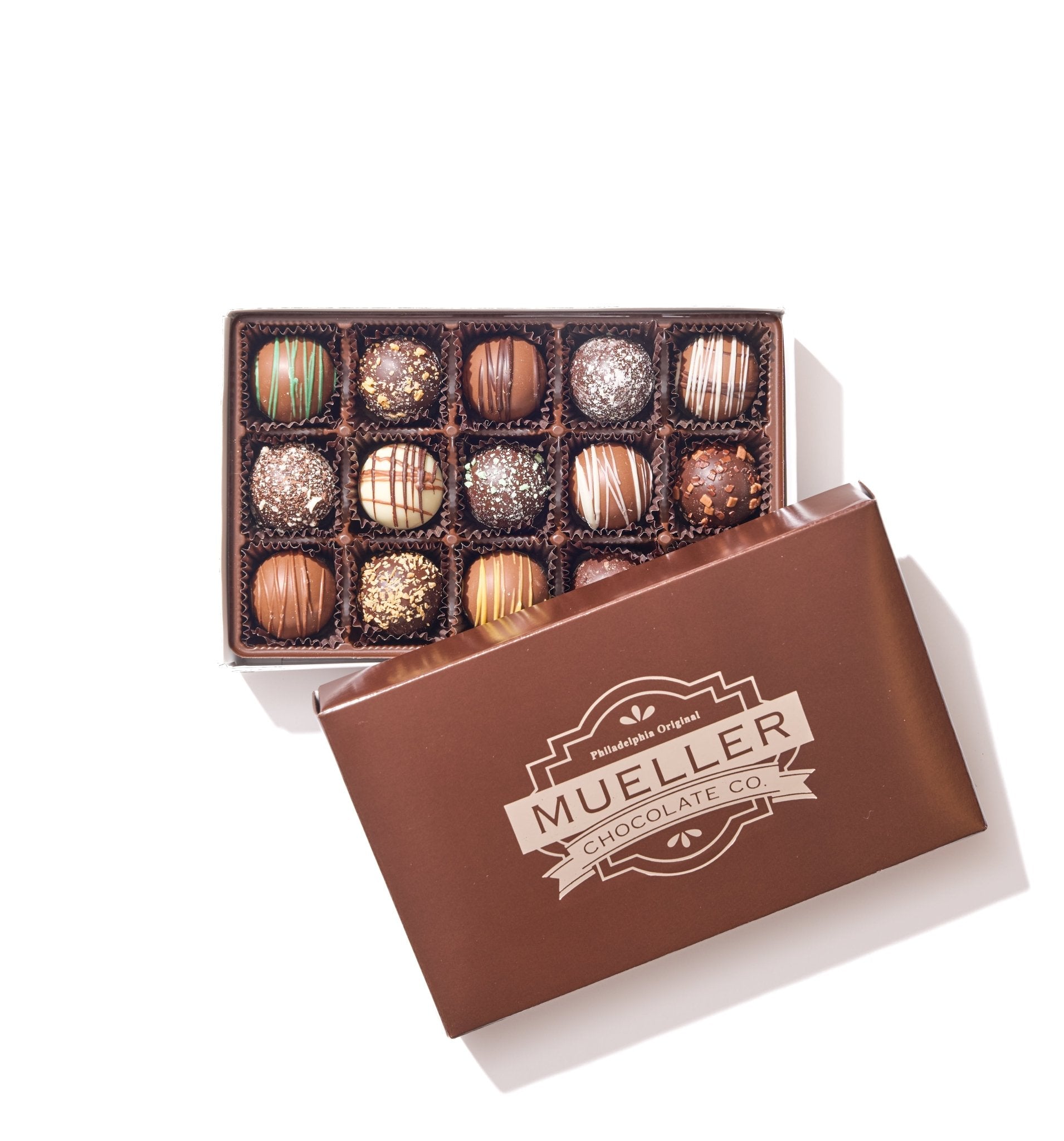 Assorted Truffle Gift Box – 15 Piece - Handmade Gift Box | Mueller Chocolate Co.