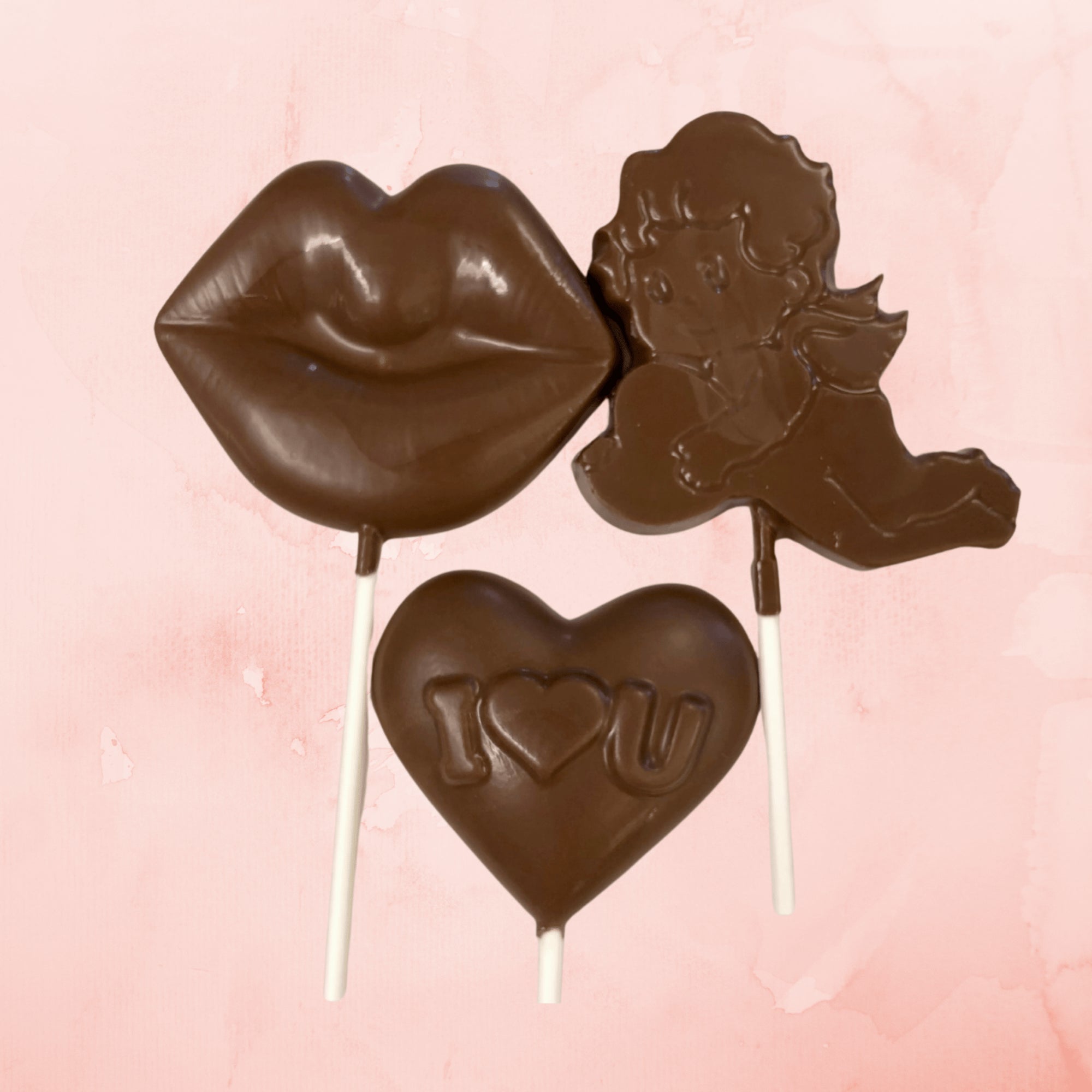 Assorted Valentine Pops - Handmade Chocolate | Mueller Chocolate Co.