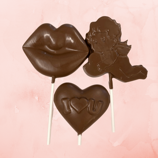Assorted Valentine Pops - Handmade Chocolate | Mueller Chocolate Co.