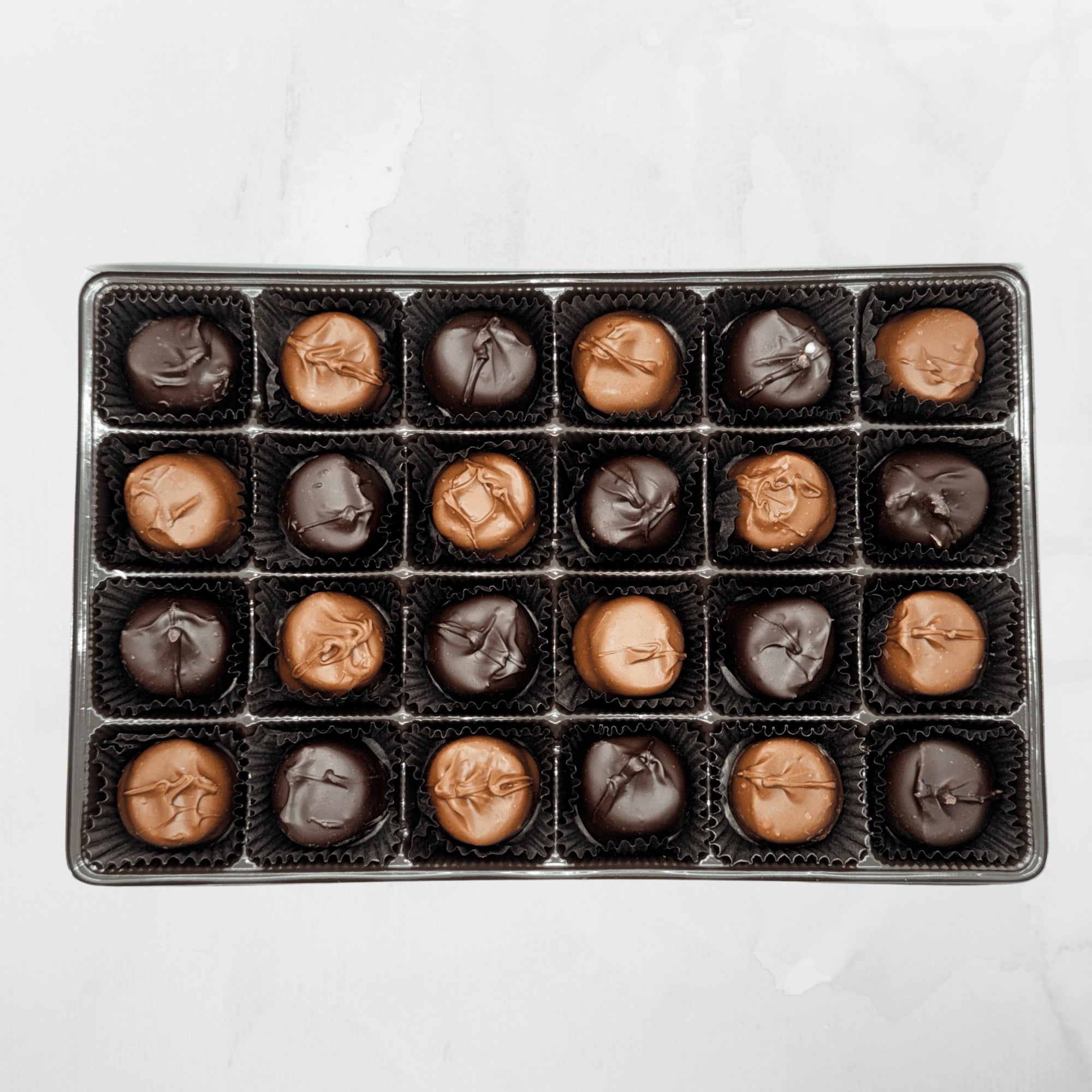 Assorted Vanilla Butter Cream Holiday Gift Box - Handmade Gift Box | Mueller Chocolate Co.