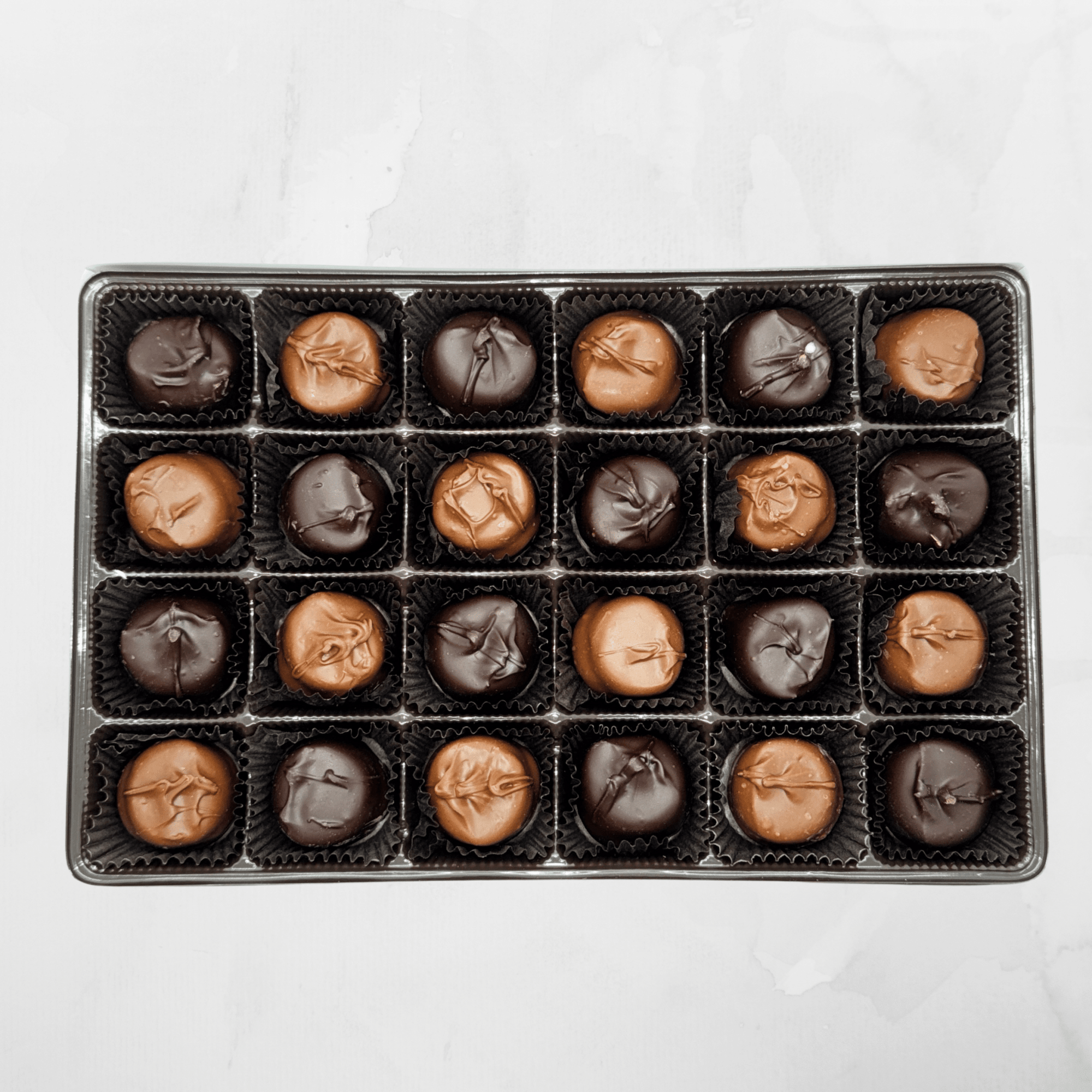Assorted Vanilla Butter Cream Holiday Gift Box - Handmade Gift Box | Mueller Chocolate Co.
