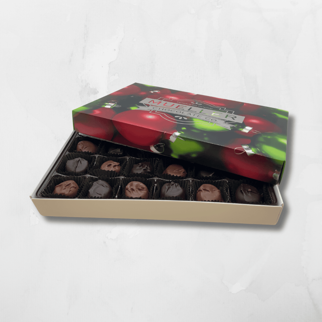 Assorted Vanilla Butter Cream Holiday Gift Box - Handmade Gift Box | Mueller Chocolate Co.