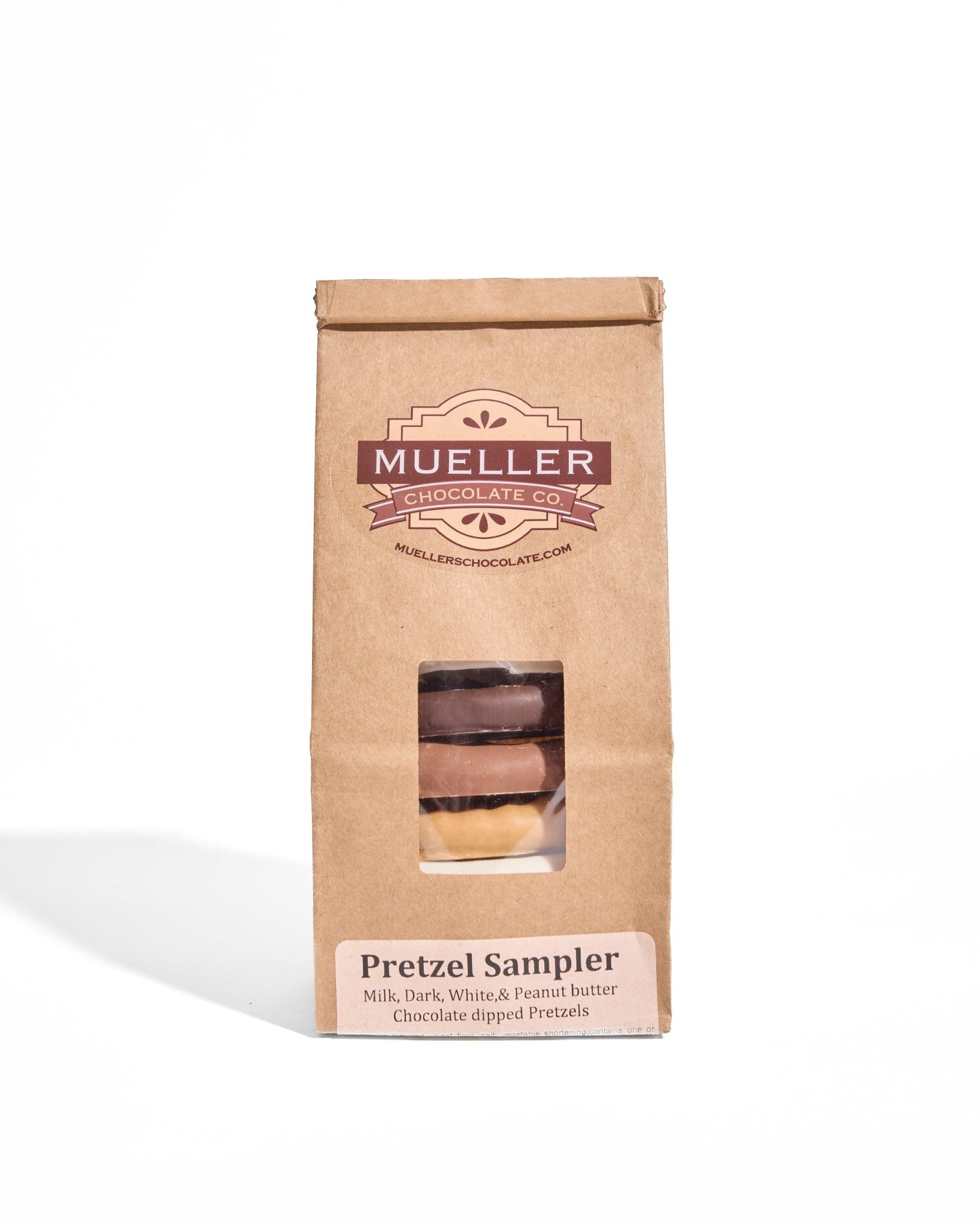 Chocolate Covered Pretzel Sampler - Handmade Chocolate | Mueller Chocolate Co.