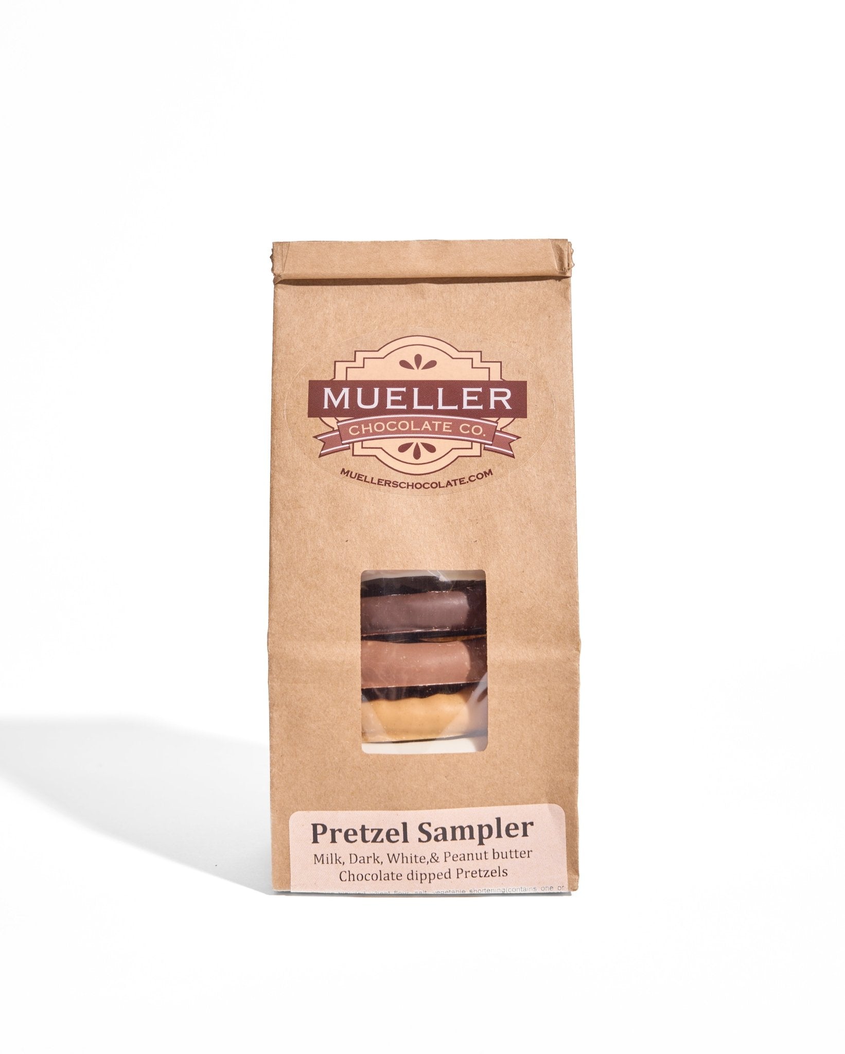 Chocolate Covered Pretzel Sampler - Handmade Chocolate | Mueller Chocolate Co.