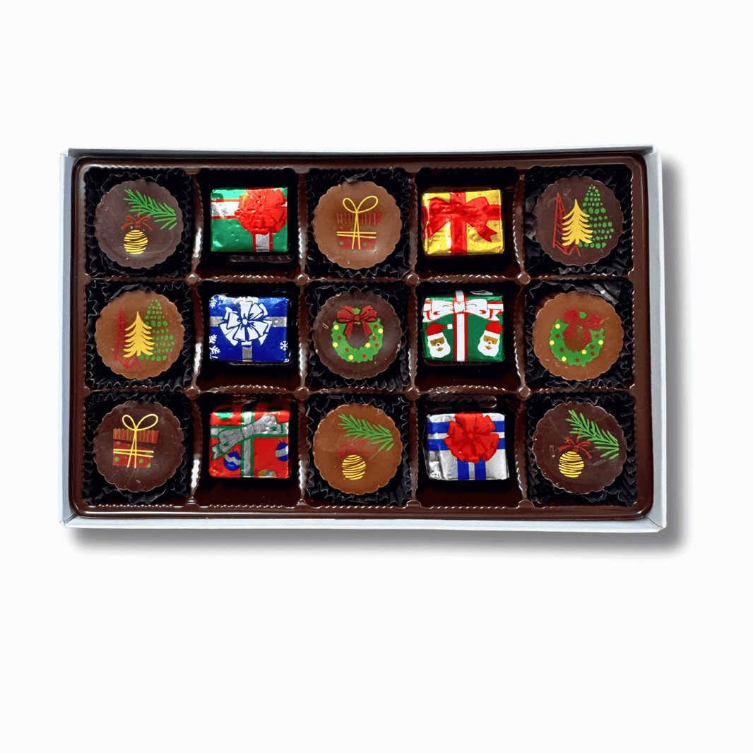 Christmas Chocolates Gift Box - Handmade Gift Box | Mueller Chocolate Co.