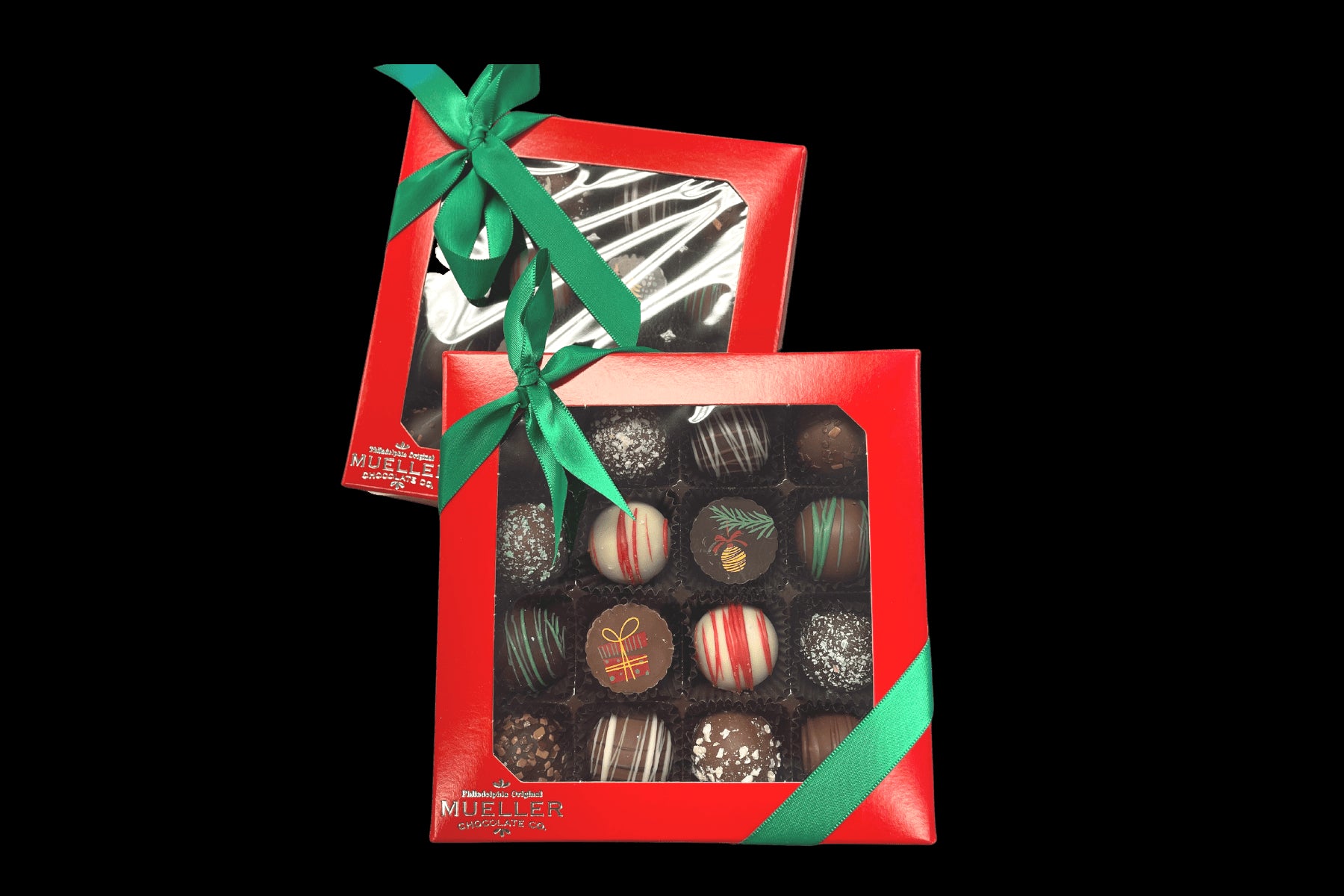 Christmas Truffle Gift Box - Handmade Gift Box | Mueller Chocolate Co.