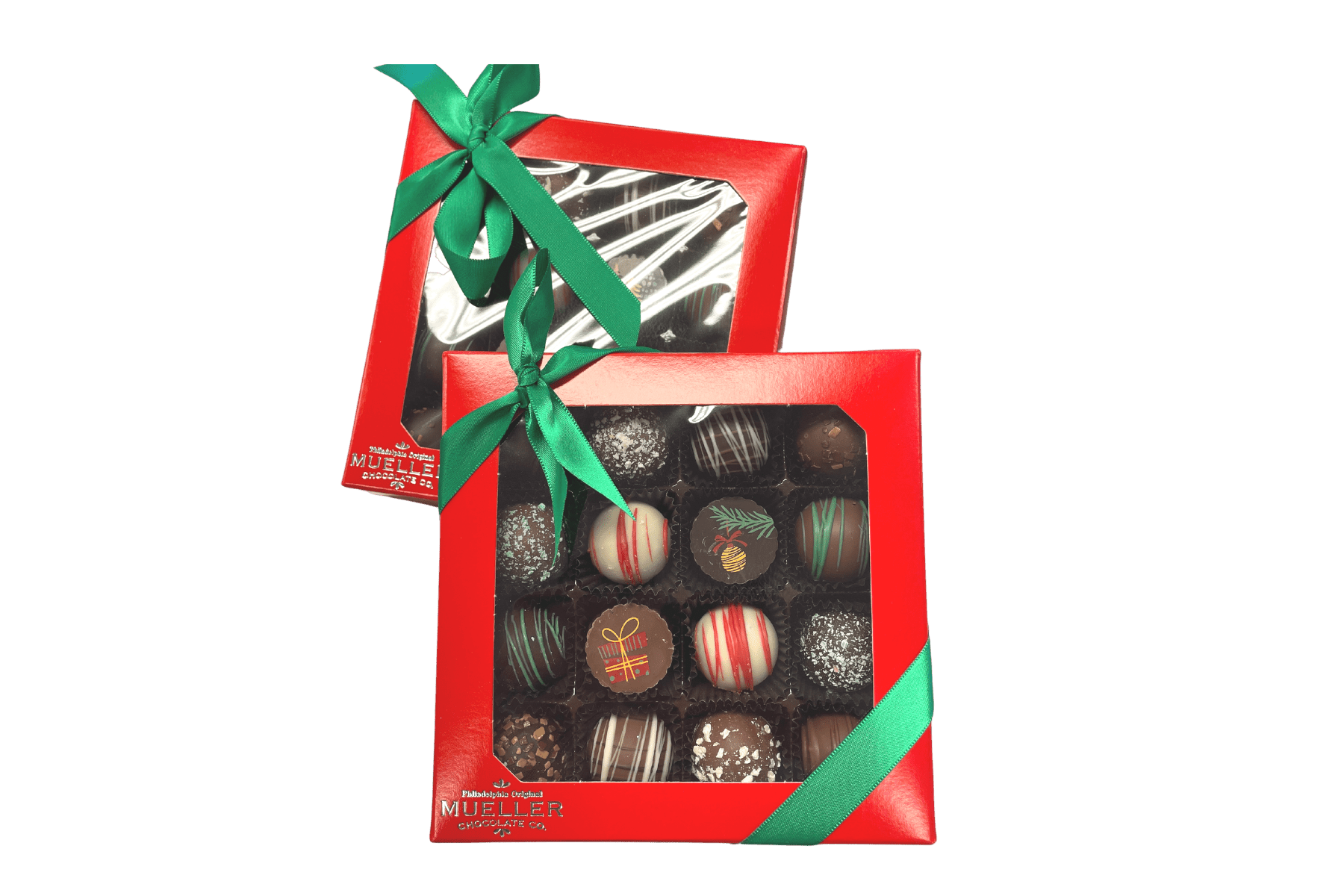 Christmas Truffle Gift Box - Handmade Gift Box | Mueller Chocolate Co.