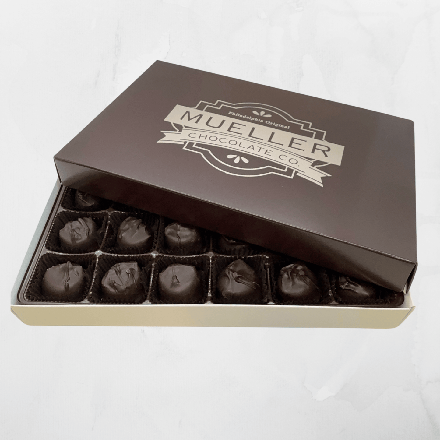 Dark Chocolate Butter Creams Box 24pc - Handmade Chocolate | Mueller Chocolate Co.