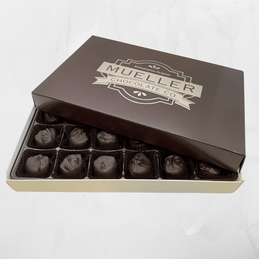 Dark Chocolate Butter Creams Box 24pc - Handmade Chocolate | Mueller Chocolate Co.