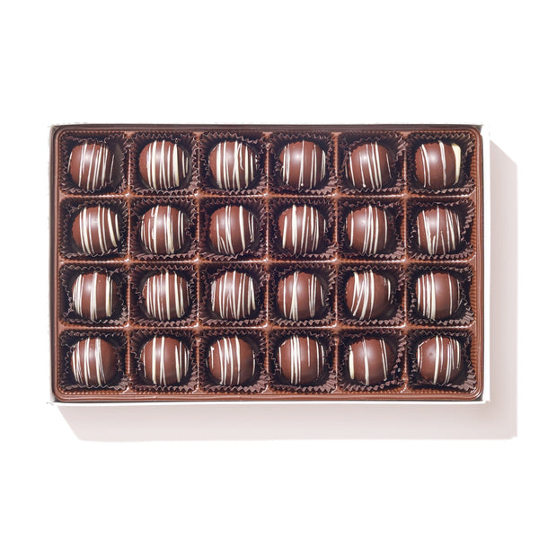 Dark Chocolate Coffee Truffle Gift Box – 24 Piece