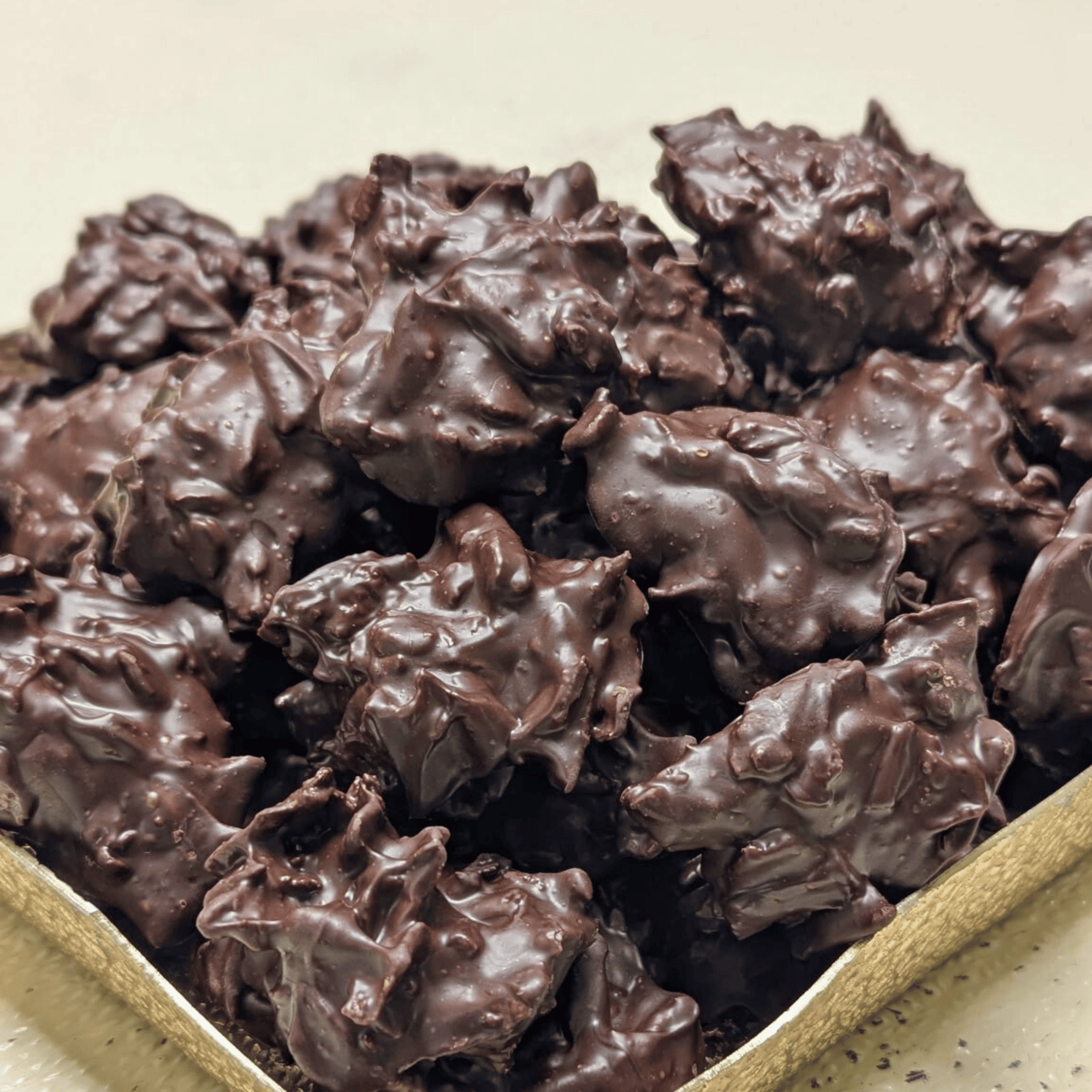 Dark Chocolate Covered Potato Chip Clusters - Handmade | Mueller Chocolate Co.