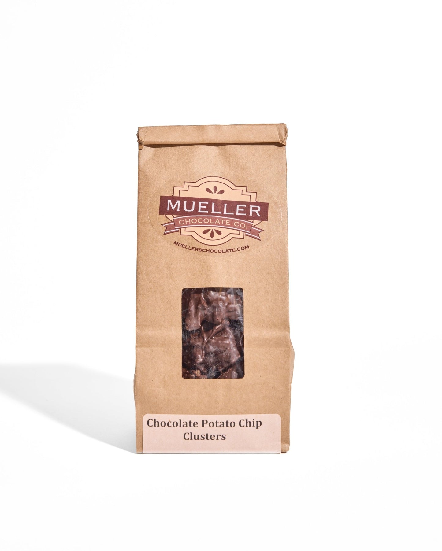 Dark Chocolate Covered Potato Chip Clusters - Handmade | Mueller Chocolate Co.