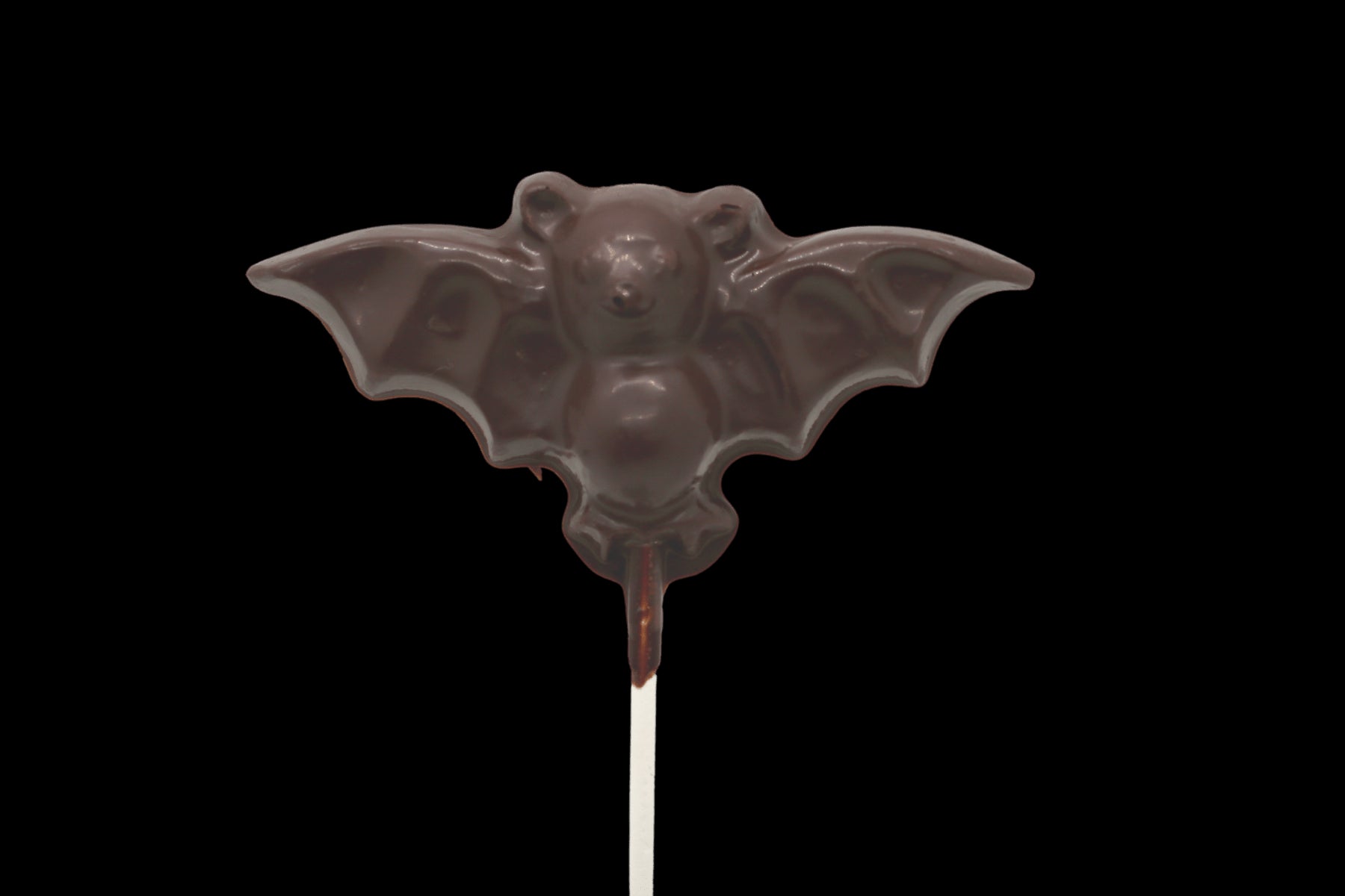 Dark Chocolate Halloween Bat Pop - Pack of 6 - Handmade Chocolate | Mueller Chocolate Co.