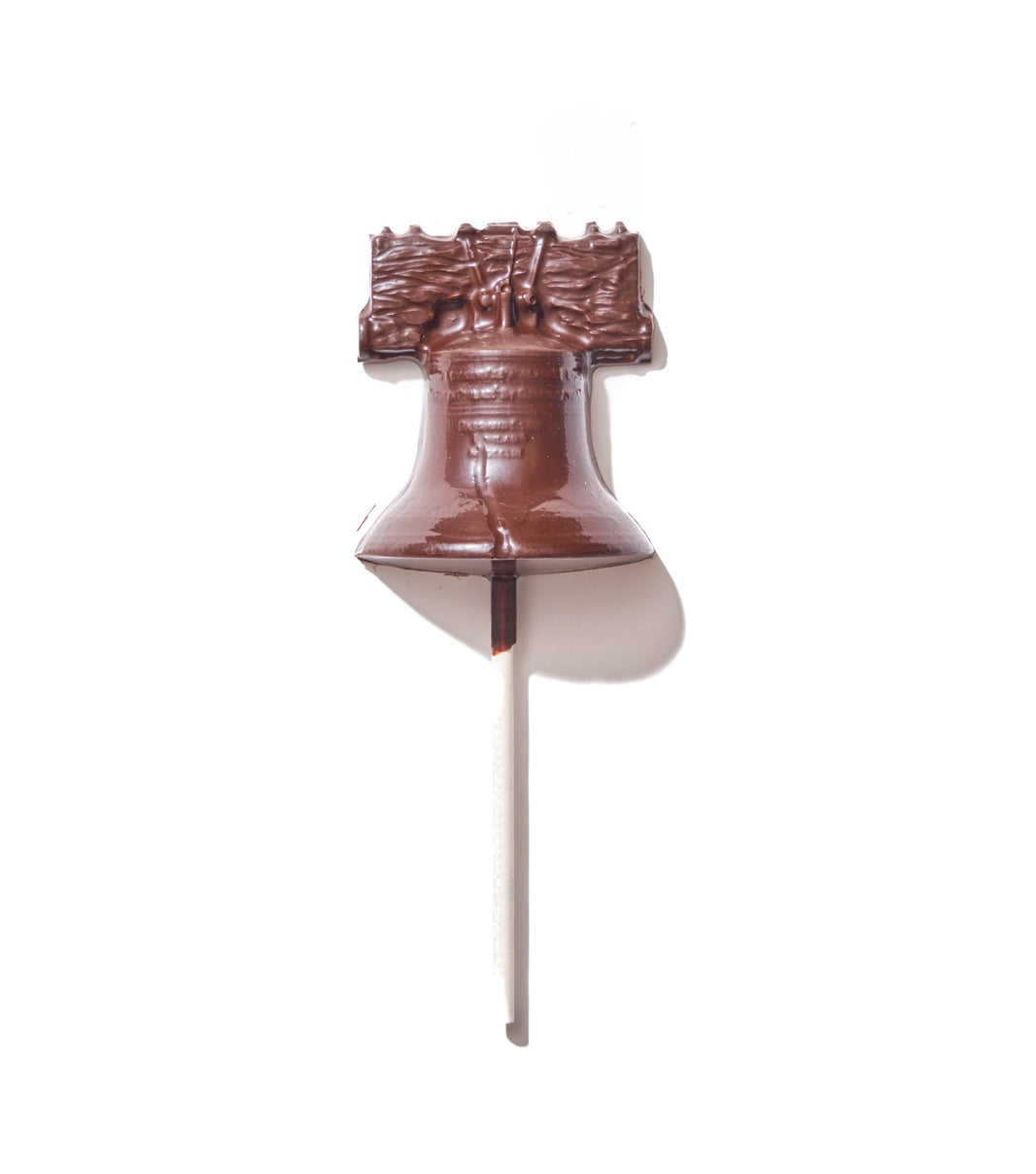 Dark Chocolate Liberty Bell Lollipop - Handmade Chocolate | Mueller Chocolate Co.
