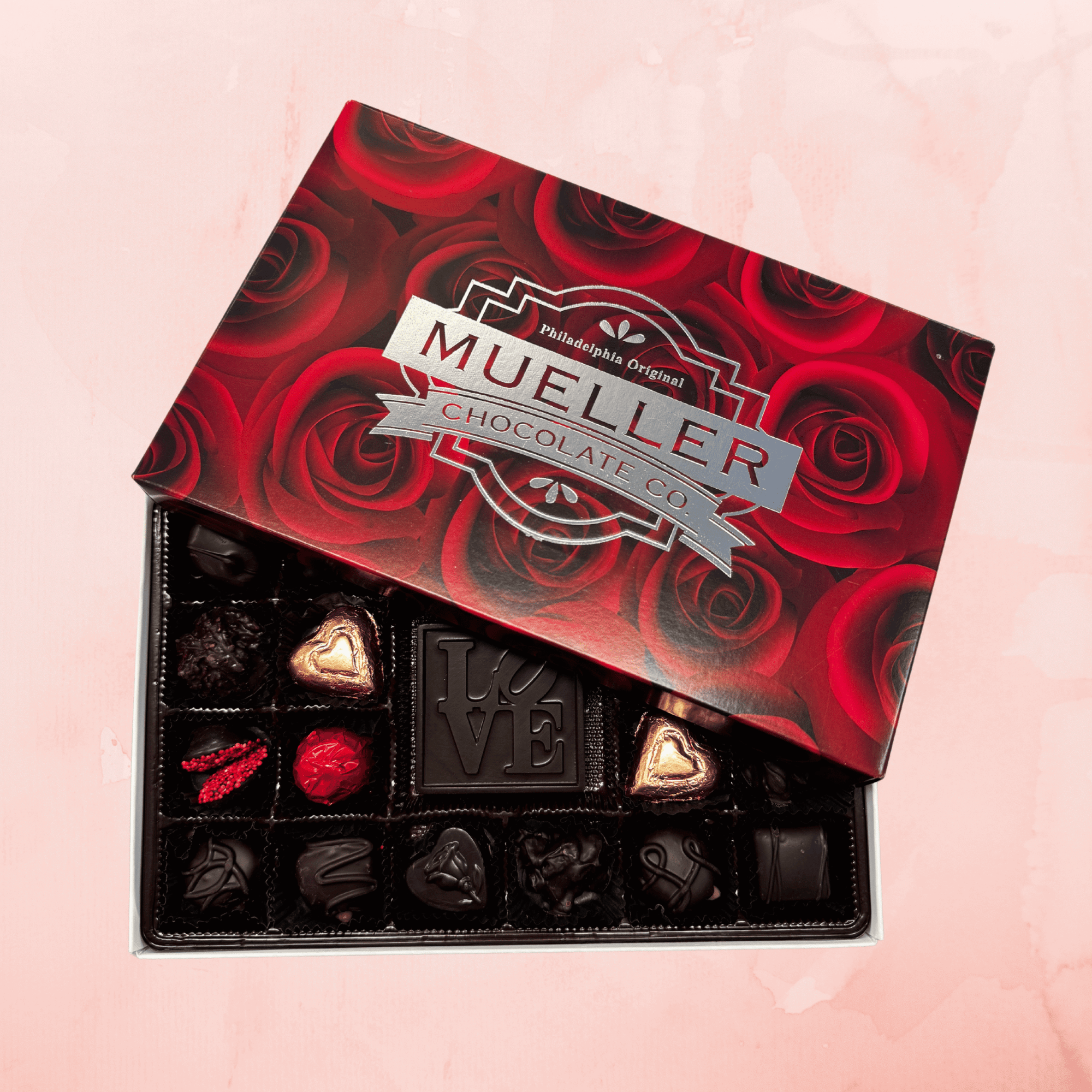 Dark Chocolate Love Assortment - Handmade Gift Box | Mueller Chocolate Co.