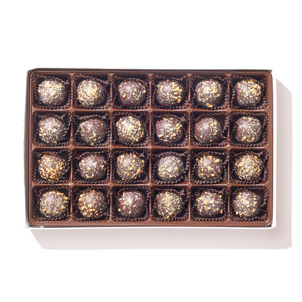 Dark Chocolate Orange Truffle Gift Box – 24 Piece